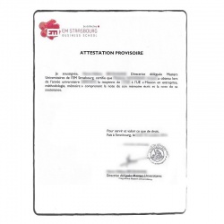 Attestation d'études FR