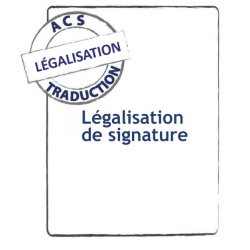 Authentification de signature pour légalisation de traduction certifiée