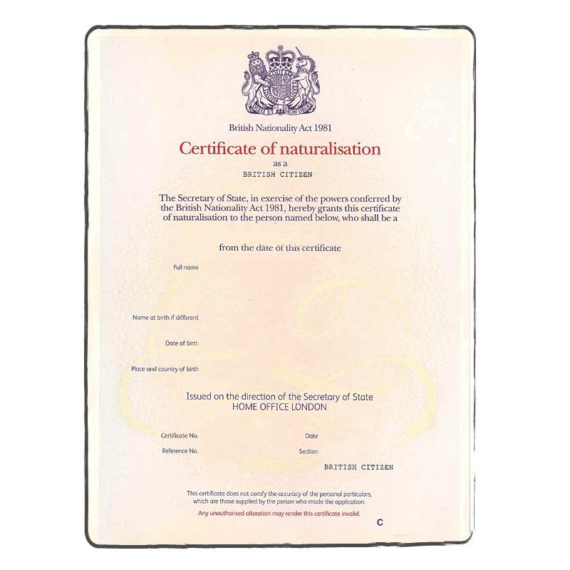 Validité Acte De Naissance étranger Pour Naturalisation